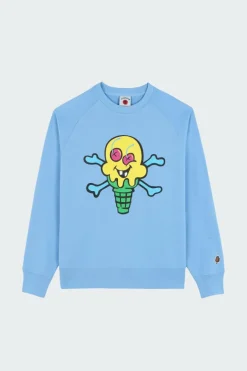 CONES BONES CREW - Sweatshirt | Bleu