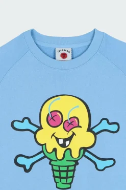 CONES BONES CREW - Sweatshirt | Bleu