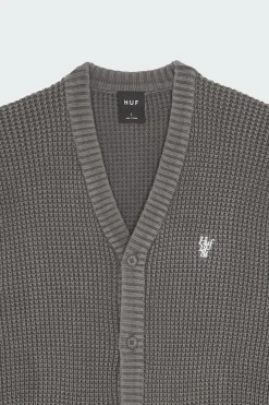COOLIDGE WAFFLE CARDI - Cardigan | Noir