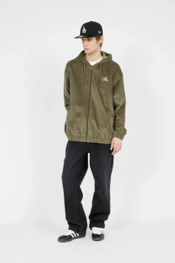 CORD HOODIE - Veste | Vert