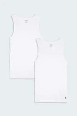 CORE REPLEN - Lot de 2 débardeurs classiques | Blanc