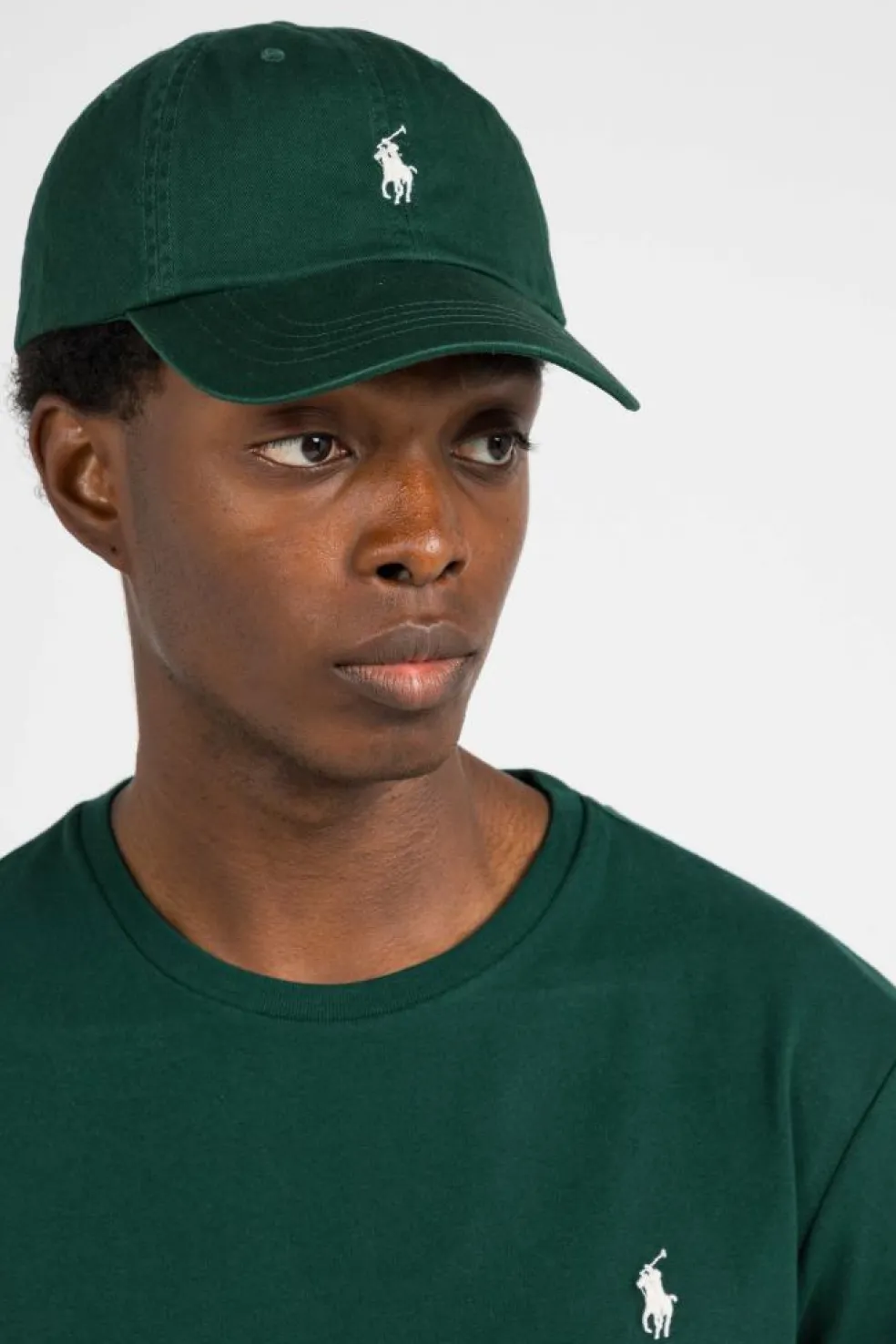 Cotton Chino Baseball Cap - Casquette | Vert
