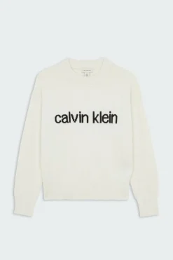 Cotton Graphic Pullo - Pull | Blanc