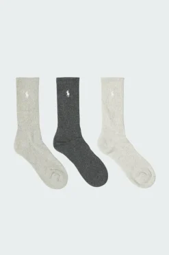 Cotton-Blend Crew - Pack de 3 chaussettes | Multicolore