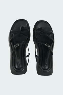 COURTNEY - Sandales plates | Noir