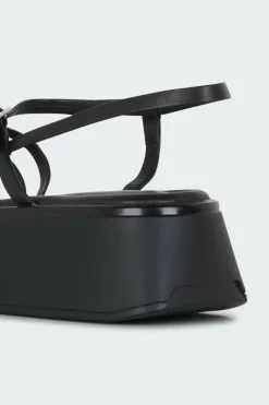 COURTNEY - Sandales plates | Noir