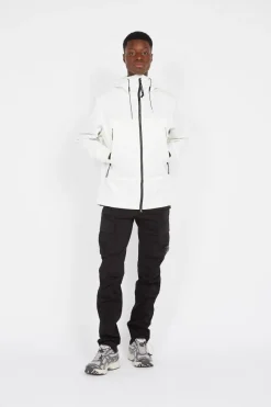 C.P. SHELL-R GOGGLE JACKET - Veste | Blanc