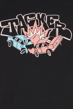 CRASH CAR - T-shirt | Noir