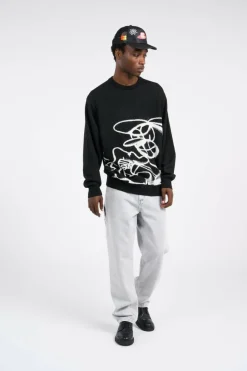 CREAM KNIT - Pull | Noir