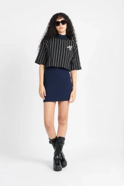 CROP TEE NEWERA B - T-shirt | Noir