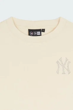 CROP TEE NEYYAN L - T-shirt | Beige