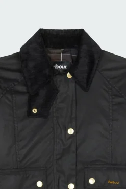 CROPPED BEADNELL WAX JACKET - Veste | Noir