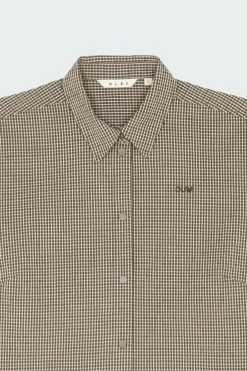 CROPPED SHIRT JACKET - Chemise | Marron