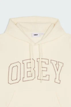 CROSS STITCH - Hoodie | Beige