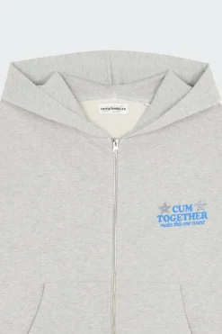 Cum-munity Values - Hoodie zippé | Gris