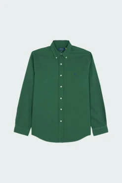 Custom Fit Garment-Dyed Oxford Shirt - Chemise | Vert