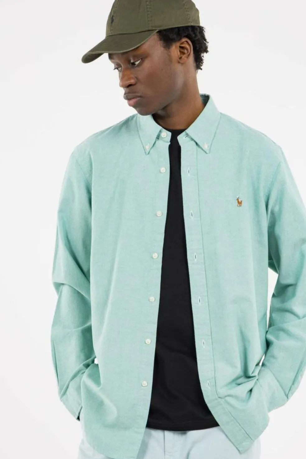 Custom Fit Oxford Shirt - Chemise | Vert