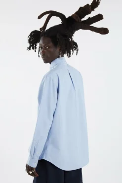 Custom Fit Polo Bear Oxford Shirt - Chemise | Bleu