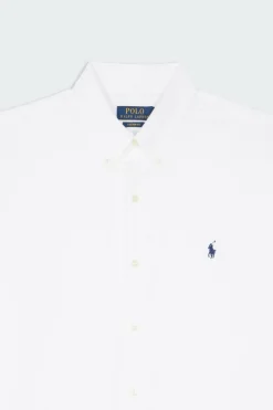 Custom Fit Stretch Poplin Shirt - Chemise | Blanc