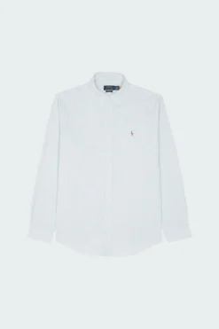 Custom Fit Striped Oxford Shirt - Chemise | Vert