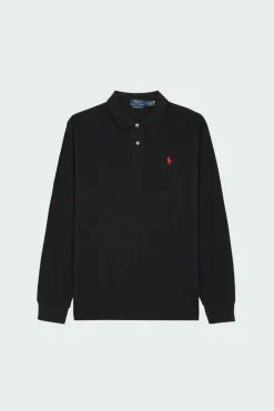 Custom Slim Fit Mesh Polo Shirt - Polo | Noir