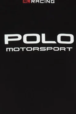 Custom Slim Fit Stretch Mesh Polo Shirt - Polo | Noir