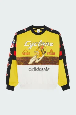 CYCLING CREW - Sweatshirt | Jaune
