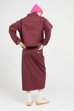 DARLA LONG SKIRT - Jupe | Rouge