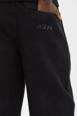 Denim Tech Pants - Pantalon | Noir