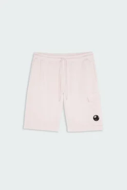 DIAGONAL FLEECE CARGO - Short | Rose