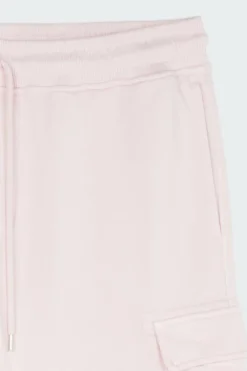 DIAGONAL FLEECE CARGO - Short | Rose
