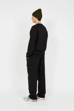 DIAGONAL RAISED FLEECE CARGO - Jogging | Noir