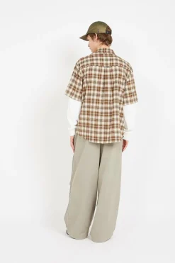 DOUBLE BUTTON - Chemise | Marron