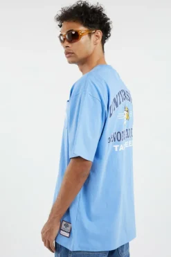 DOUBLE HIT - T-shirt | Bleu