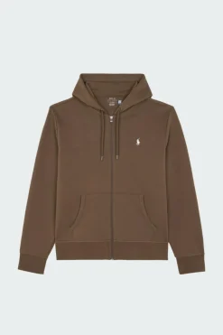 Double-Knit Full-Zip Hoodie - Hoodie zippé | Marron