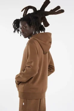 Double-Knit Full-Zip Hoodie - Hoodie zippé | Marron