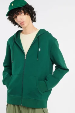 Double-Knit Full-Zip Hoodie - Hoodie zippé | Vert