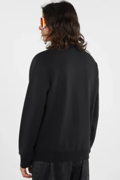 Double-Knit Quarter-Zip Pullover - Sweatshirt | Noir