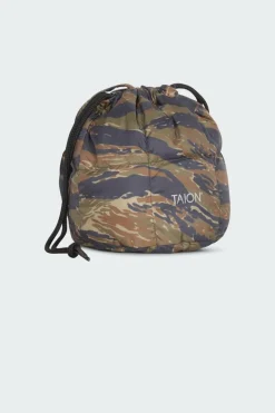 DRAW STRING DOWN BAG - Sax bandoulière | Kaki