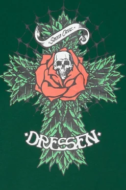 Dressen Rose Cross 2 - T-shirt | Vert