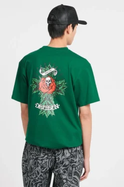 Dressen Rose Cross 2 - T-shirt | Vert