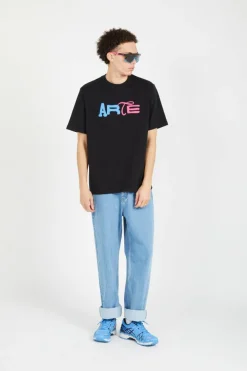 Duo Print Logo T-shirt - T-shirt | Noir