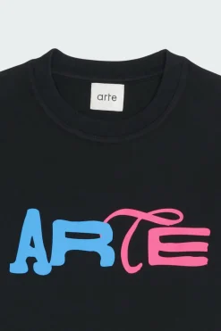 Duo Print Logo T-shirt - T-shirt | Noir