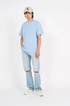 Duster Script - T-shirt | Bleu