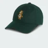 EMB BEAR WOOL 6PANEL CAP - Casquette | Vert