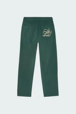 Embroidery Pocket Pants - Pantalon | Vert