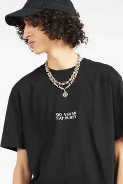 ENTS01GOVE GO VEGAN EAT P - T-shirt | Noir