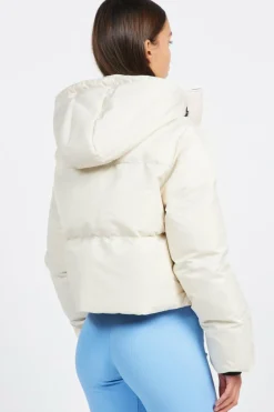 epuffa cropped - doudoune | Beige