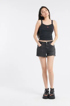 ESSENTIAL SPORTY RIB TNK - Débardeur | Noir