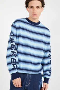 EURO STRIPE - Pull | Bleu
